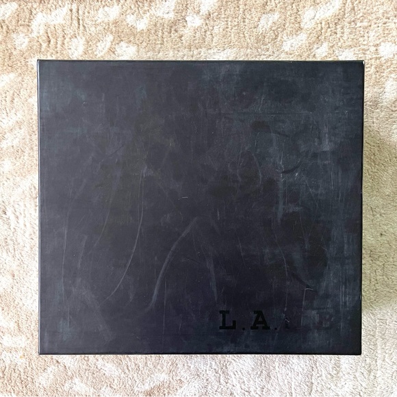 L.A.M.B Georgi White Leather Hidden Wedge Zip Up High Top Sneaker Size 8 1/2 - Picture 12 of 15